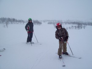 Oda og Ragne på toppen